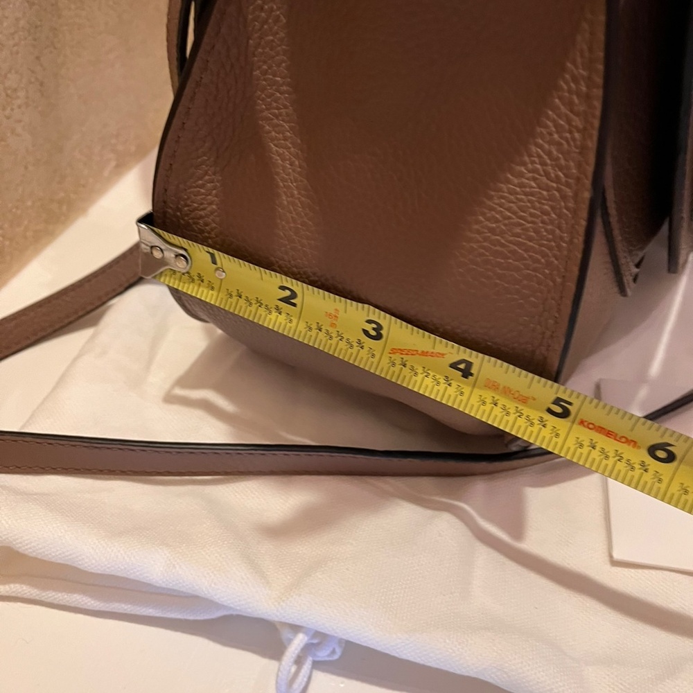 Medium Chloe Marcie Leather Satchel in desert taupe - Picture 9 of 9